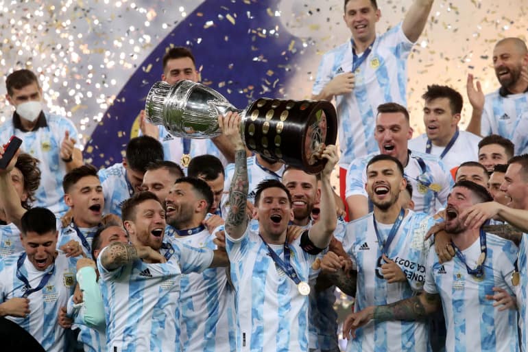 Messi's Argentina won the Copa by defeating Brazil