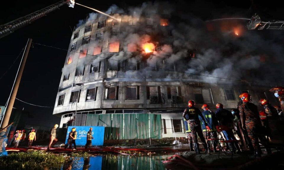 More than 50 people killed in a fire at a juice factory in Rupganj