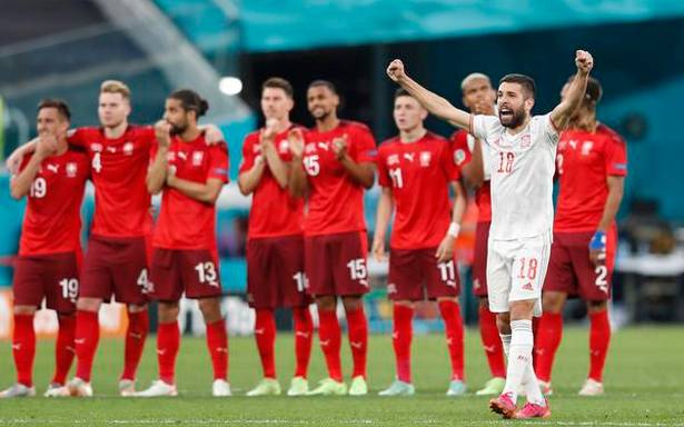 Switzerland lost the Euro semi-final with Spain