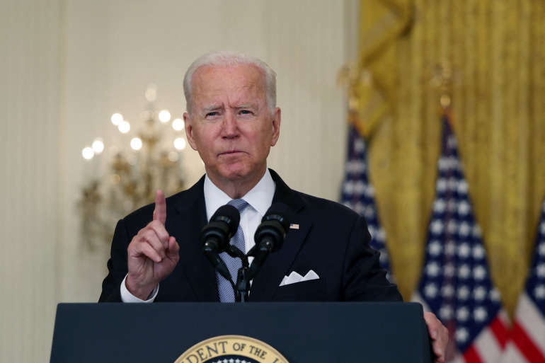 Joe Biden will speak on the Afghan issue today