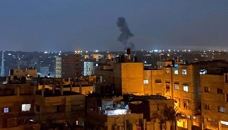Once again Israel airstrikes on the Gaza Strip