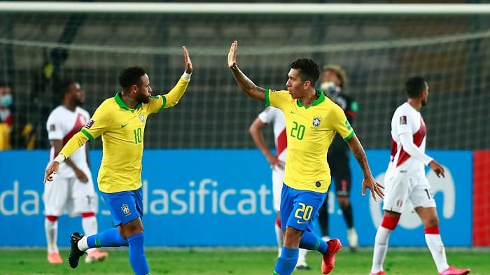 Brazil beat Peru 2-0 in the World Cup qualifiers