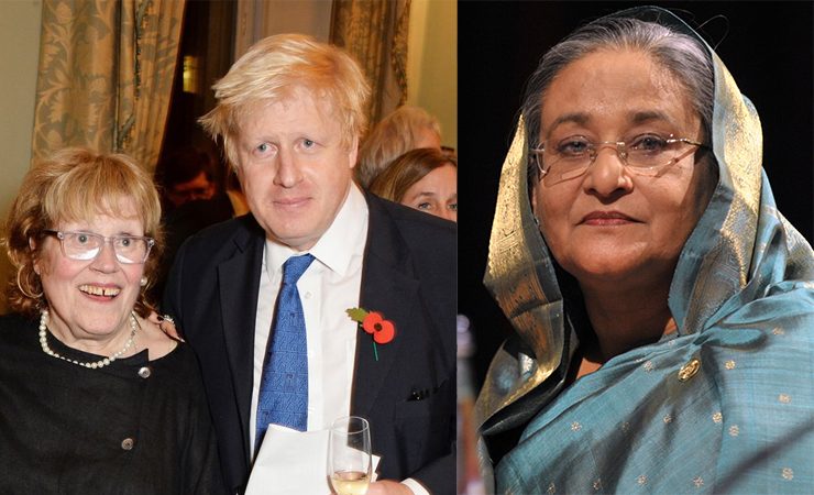 Sheikh Hasina mourns the death of the British Prime Minister's mother