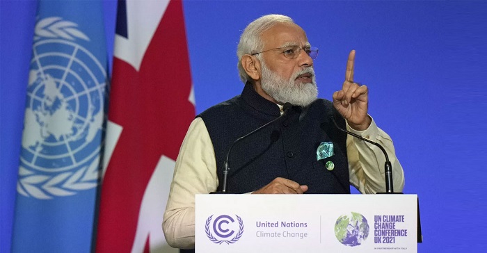 India to hit net-zero climate target by 2070: Modi