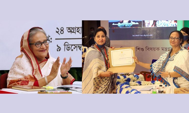 PM distributes Begum Rokeya Padak-2021