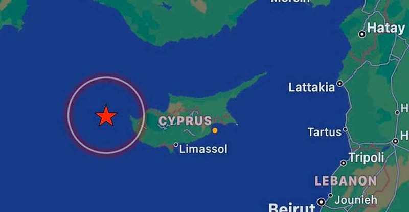 A strong earthquake shook Cyprus