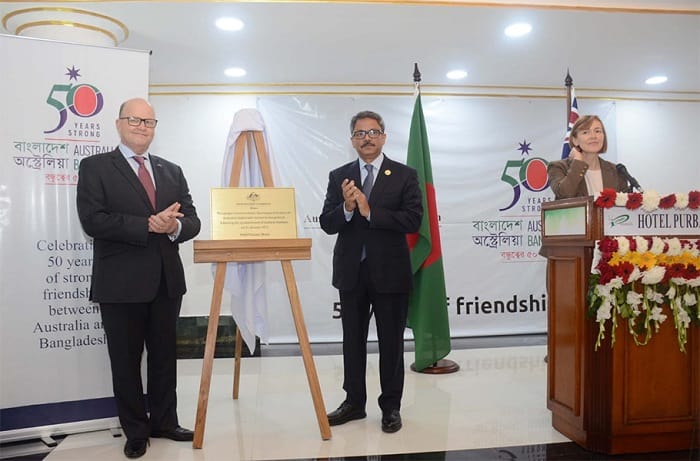Bangladesh-Australia pledge to strengthen ties on 50th anniversary of relations