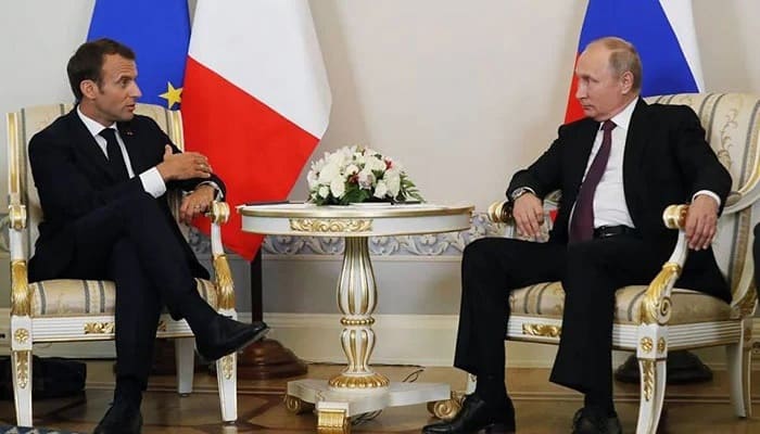 Putin says ready for compromise after talks with Macron on Ukraine