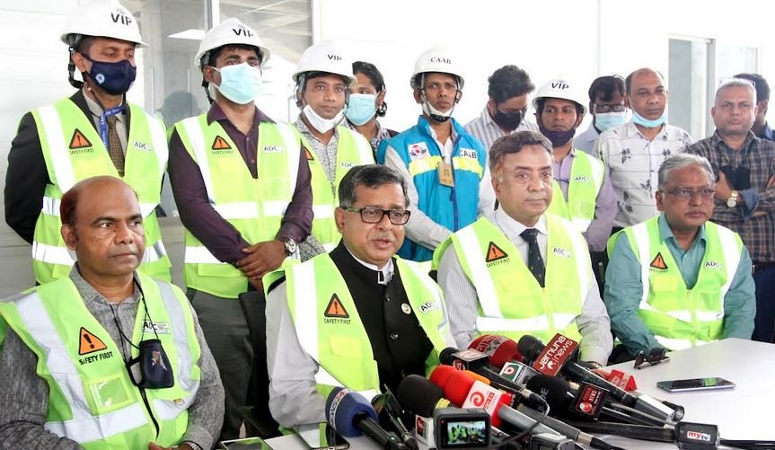 34.6 pc work of HSIA's 3rd terminal completed: Mahbub 