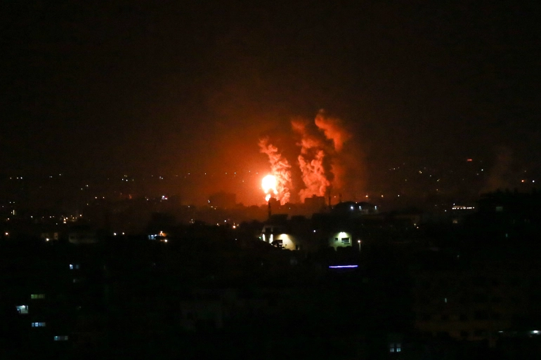 Israel warplanes hit Hamas sites in Gaza after rocket fire