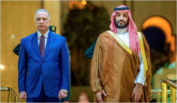 Saudi crown prince & Iraq PM discuss 'regional stability'