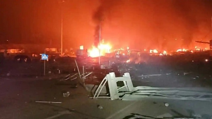 Multiple explosions in the capital of Ukraine