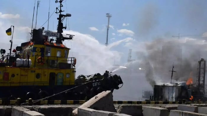 Russia says Odessa strikes hit Western arms